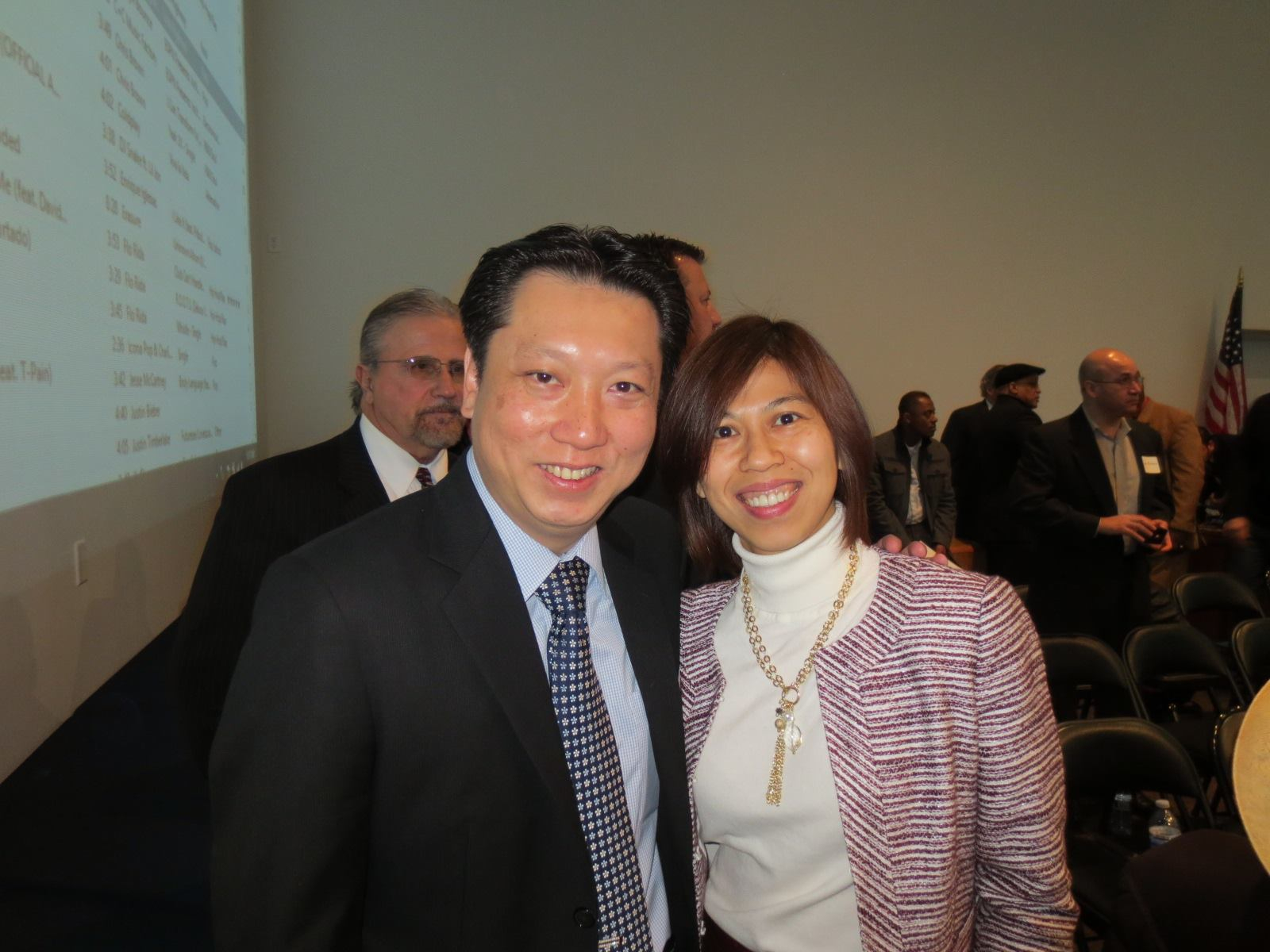 James Yap and Brenda Huang